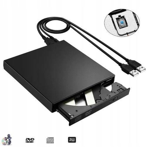 NAPĘD ZEWNĘTRZNY CD-R DVD RV USB Do Laptopa Odtwarzacz Przenośny NAGRYWARKA na Arena.pl