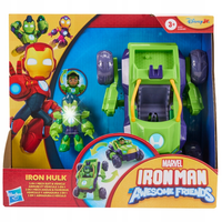 Iron Man super ekipa Marvel Mech 2w1 IRON HULK figurka akcji Disney Hasbro
