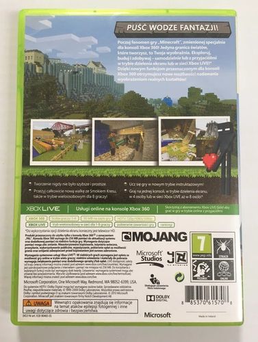 Minecraft XBOX 360 gra Nowa na Arena.pl