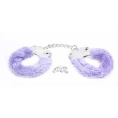 Metal Handcuffs With Purple Furry