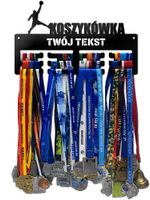 Wieszak na medale KOSZYKÓWKA twoje imię dowolny tekst 328.1