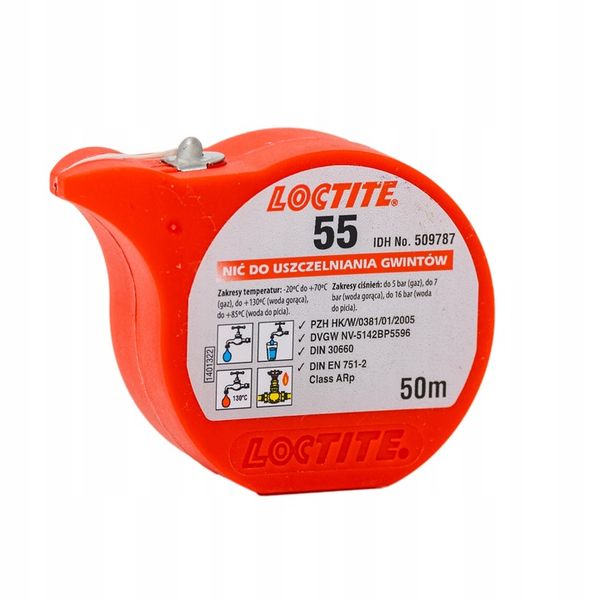 Nić do uszczelniania gwintów Loctite 55 zdjęcie 3