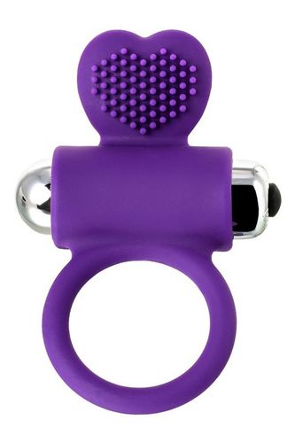 jos pery, vibrating ring with cilia, silicone, violet, 9 cm na Arena.pl