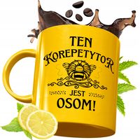 Złoty Kubek Premium Dla Korepetytora Prezent Z Nadrukiem Ze Zdjęciem