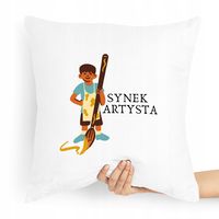 Poduszka Prezent Dla Syna Synek Artysta Z Nadrukiem Ze Zdjęciem