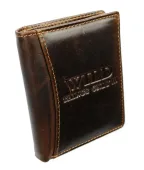 portfel męski skórzany wild skóra licowa mały pionowy bez zapięcia