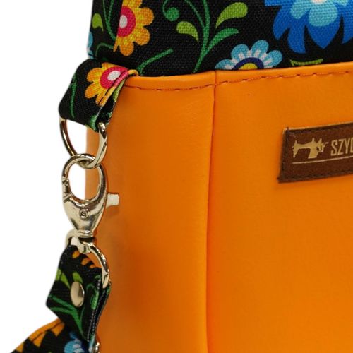 Torebka Czarny Łowicki Mała Sakiewka na Arena.pl