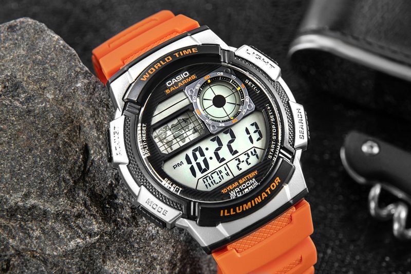 zegarek męski casio ae-1000w-4bvdf + box zdjęcie 6