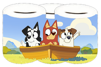 Skarbonka Ceramiczna Bluey i Przyjaciele - Blue i Bingo