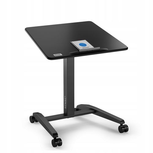 Biurko Mobilne Regulowane Składane Stolik Pod Laptopa Kółka 70x52cm na Arena.pl