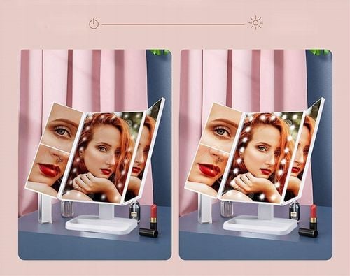 Podswietlane Lusterko do Makijazu LED Kosmetyczne na Arena.pl