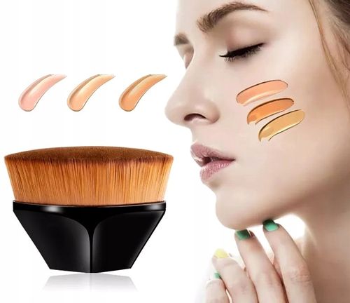 Pędzel Gęsty Miękki Do Podkładu Fluid Jednolity na Arena.pl