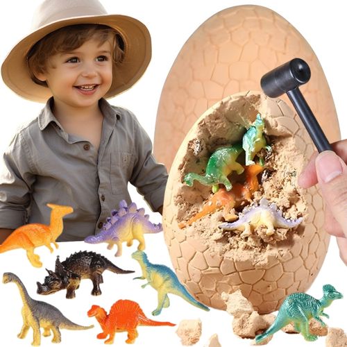 WOOPIE Wykopalisko Jajko Dinozaura Zestaw Archeologa do Rozkopania 12 Dinozaurów na Arena.pl