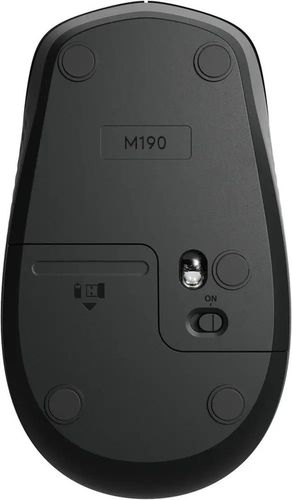 Myszka bezprzewodowa Logitech M190 Logi Czarna optyczna 1000 DPI Wygodna na Arena.pl
