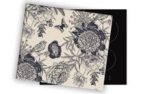 SZKLANA DESKA NA KUCHENKĘ 60x52 012A KWIAT