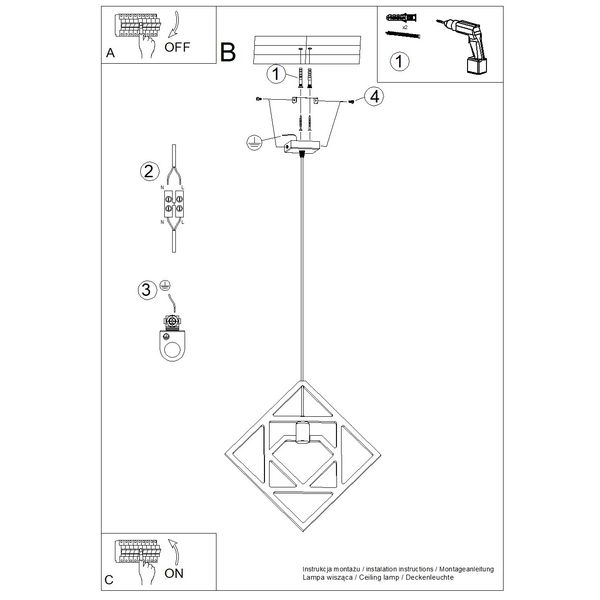 Lampa wisząca CARO zdjęcie 11