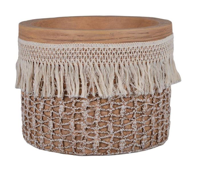 Doniczka ceramiczna boho zdjęcie 1