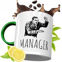 Kubek Zielony Dla Kierownika Na Urodziny Prezent Z Nadrukiem Ze Zdjęciem