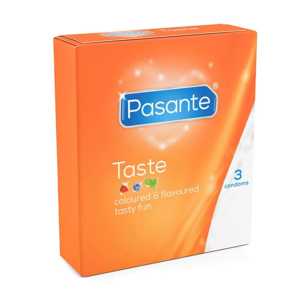 Pasante Flavours/Taste Condoms 3 Psc zdjęcie 2