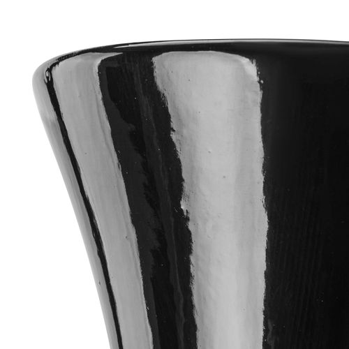 Wazon Ceramiczny Klepsydra  Czarny flakon na Arena.pl