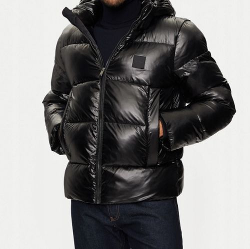 Calvin Klein Kurtka zimowa K10K113721 Czarny Regular Fit L na Arena.pl