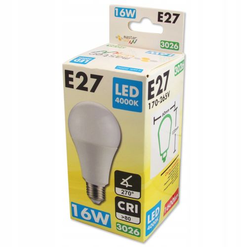 Żarówka diodowa E27 16W led NEUTRALNA vita W-WA na Arena.pl