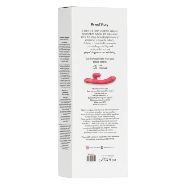 Wibrator-Silicone Vibrator Usb, 10 Vibration Modes, Heating zdjęcie 5