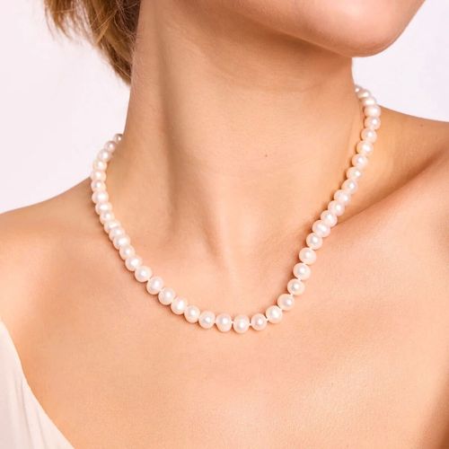 perły naturalne 8-9mm ze srebrem na Arena.pl