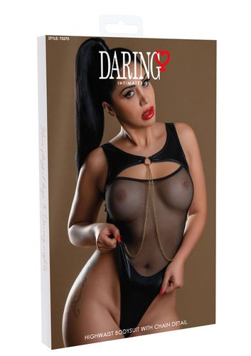 highwaist bodysuit with chain black na Arena.pl