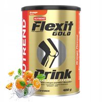 NUTREND FLEXIT GOLD DRINK 400 g STAWY KOŚCI MIĘŚNIE DLA BIEGACZY KOLAGEN