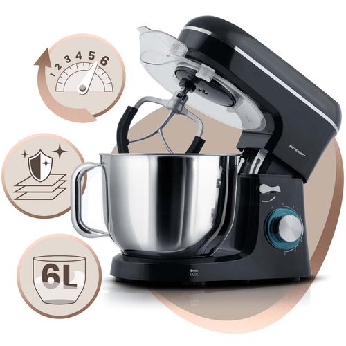 Robot kuchenny planetarny mikser 3w1 6l Berdsen 1400 W BD-756 na Arena.pl