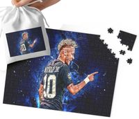 PUZZLE - NEYMAR JR WZORY DLA MAŁEGO PIŁKARZA 120el + WORECZEK