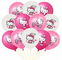 Balony lateksowe Hello Kitty, 30 cm 12 szt.