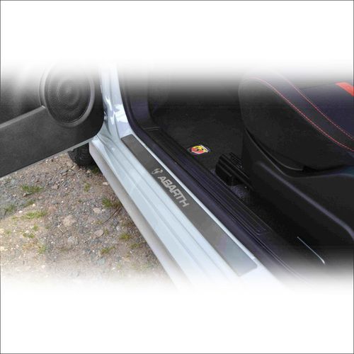 Listwa progowa FIAT 500  ABARTH Stal nierdzewna 304 mat 2szt na Arena.pl