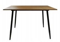 Stół 160x90 cm dąb industrialny IVO do jadalni i salonu