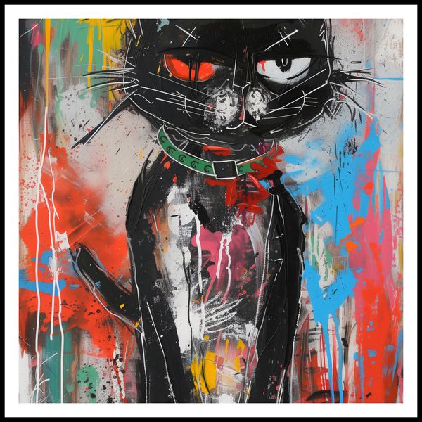 Plakat 80x80cm Gburowaty Kiciak zdjęcie 3