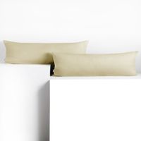 Poszewka bawełna AMBER 40x145 2szt. beżowa DecoKing