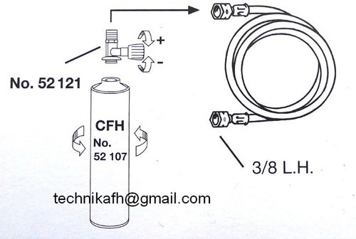 REDUKCJA DO NAPEŁNIANIA KARTUSZY Z ZAWORKIEM 7/16 - 3/8 PROPAN BUTAN na Arena.pl