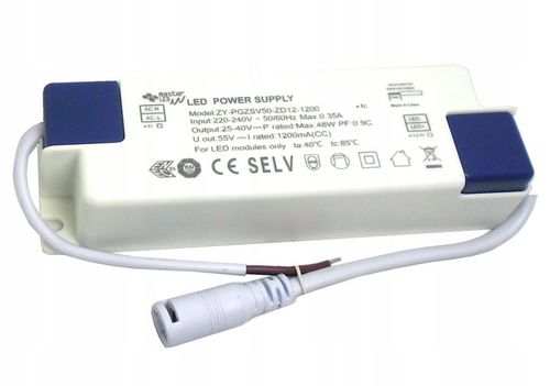 Zasilacz LED Driver 1200mA 25-40v - 50v do paneli led 40w 48w 50w 60w na Arena.pl