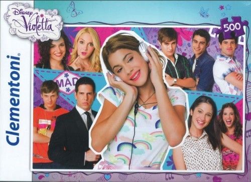 CLEMENTONI 30416 Puzzle Violetta 2 Disney 500 ele zdjęcie 4