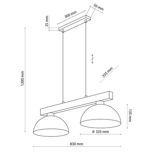 lampa wisząca oslo brown 4507 tk lighting na Arena.pl