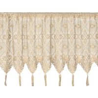Zazdrostka 60X150 cm Martha jasnobeżowa tunel kwiaty chwosty