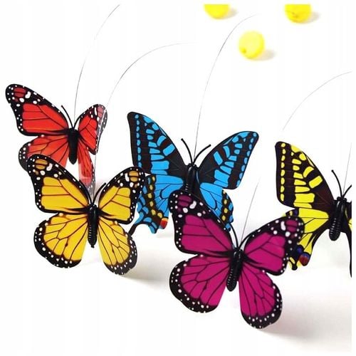 Zabawka dla kota MOTYLEK Ruchoma INTERAKTYWNA na Arena.pl