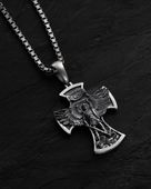 Srebrny krzyż ST. ARCHANGEL MICHAEL