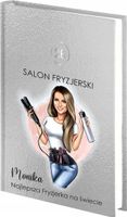 PLANER SALON RYZJERSKI tygodniowy z notesem kalendarz A5 złoty srebrny 2026
