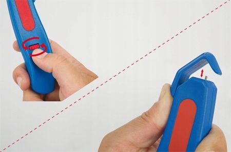 NÓŻ DO ŚCIĄGANIA IZOLACJI KABLI WEICON S4-28 MULTI zdjęcie 8