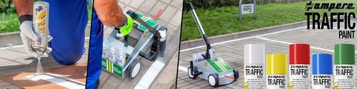 Farba drogowa znakująca biała TRAFFIC 500ml 1szt na Arena.pl