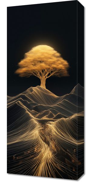 Obraz 30x70cm Drzewo Energii zdjęcie 1