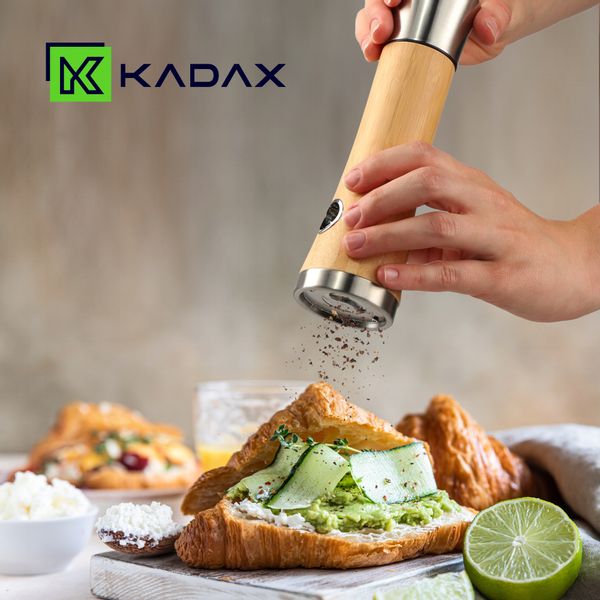 Młynek Do Pieprzu I Soli Przypraw Ręczny Drewniany zdjęcie 5