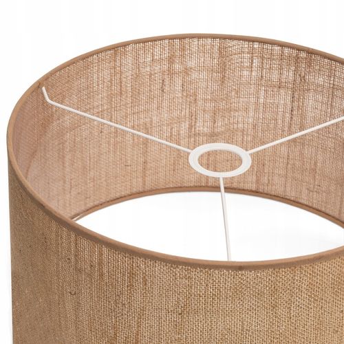 ABAŻUR RUSTYKALNY okrągły walec tuba 40cm JUTA beżowy na Arena.pl